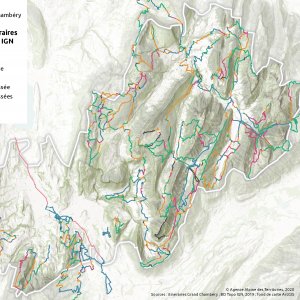 Type de voie de randonnées - Grand Chambéry Alpes Tourisme